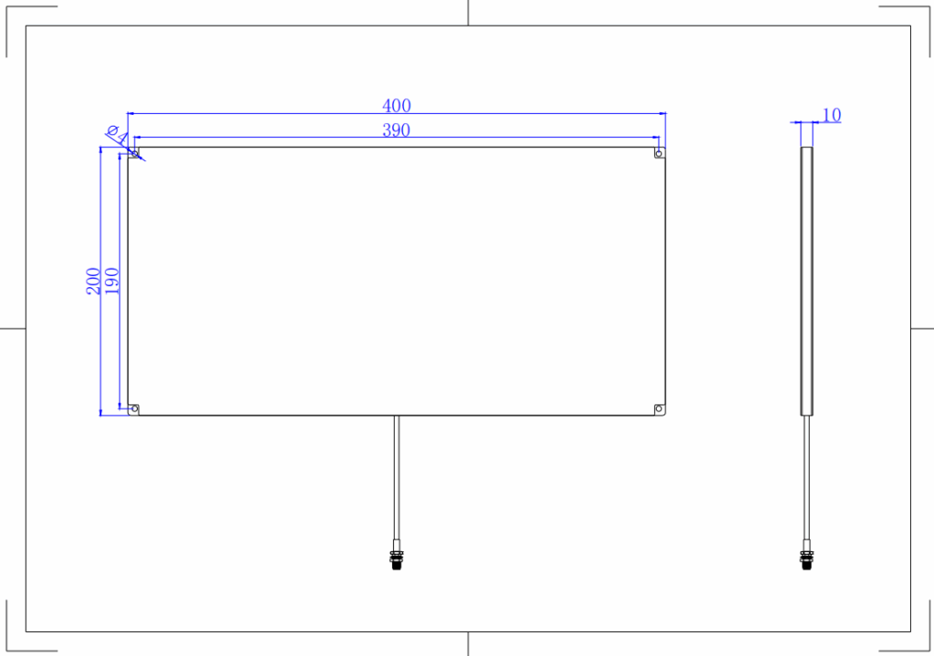 UHF Near-Field RFID Antenna - 400x200mm