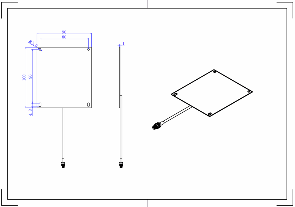 3dBi UHF RFID Reader Antenna