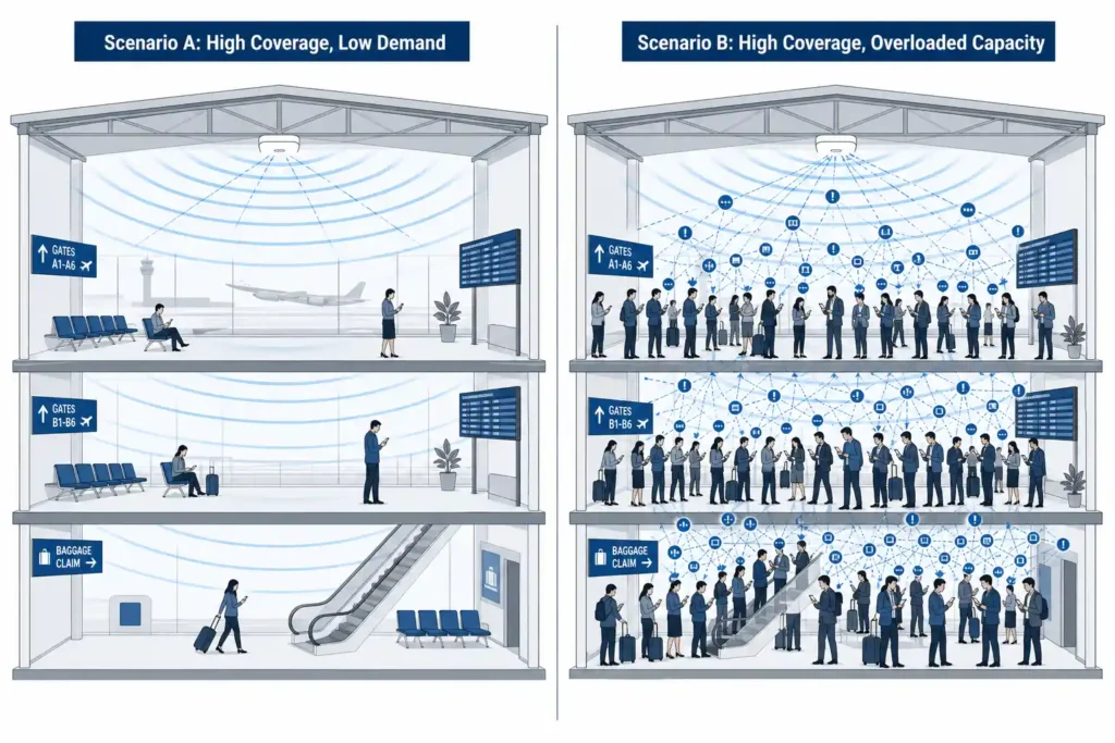 Coverage and Capacity Why They Are Not the Same