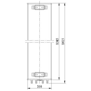 1710-2690MHz 20dBi 4 ports Dual-beam Antenna - Multibeam antenna - 2