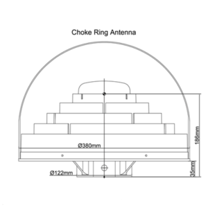 GNSS 3D Choke Ring Antenna - Antenna Reference Point