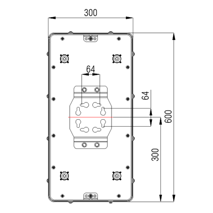 4 Ports 50° 3300-3800MHz Panel Stadium Antenna - 2