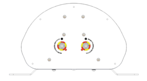 698-3800MHz 2 Ports 3 8dBi Small Cell Tunnel Antenna - Bottom View