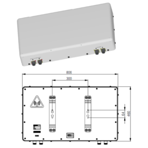 698-3800MHz 6 Ports 12dBi 5G Small Cell Indoor Antenna