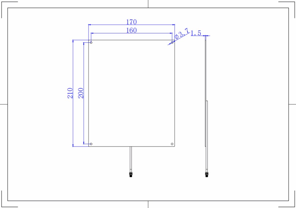 UHF Near-Field RFID Antenna - 210x170mm