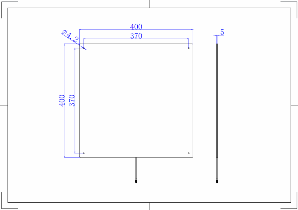 UHF Near-Field RFID Antenna - 400x400mm