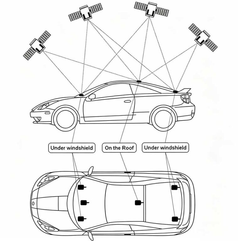Automotive Antenna Placement Guide: Optimizing 5G, GNSS, V2X & Vehicle Wireless Performance