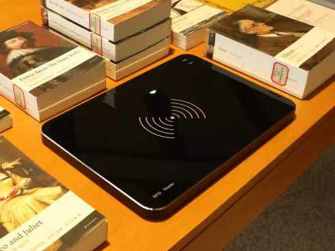 Desktop reader using UHF RFID ceramic antenna