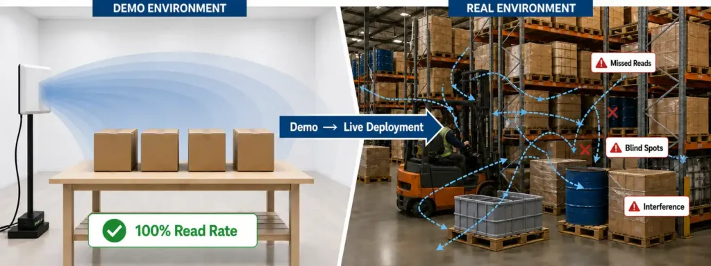 Demo Environment vs Real Environment