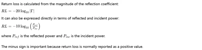 reflection coefficient